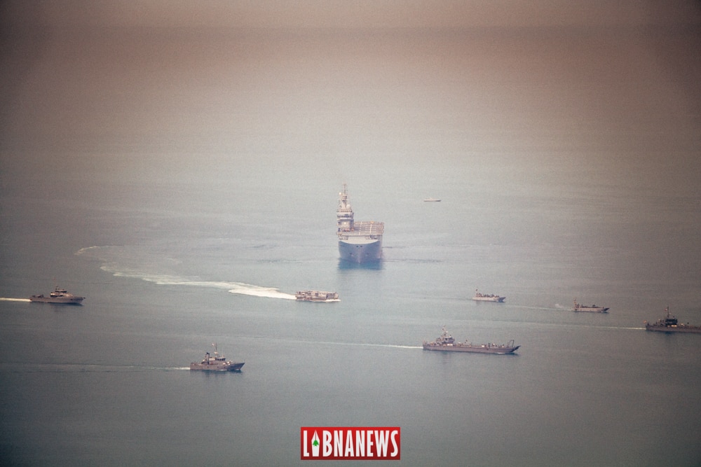 Opération Tonnerre au Large des côtes libanaises Opération Tonnerre au Large des côtes libanaises