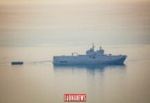 Le PHA Tonnerre en route pour le Liban