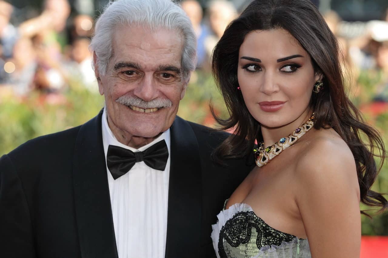 Omar Sharif, Cyrine AbdelNour 66ème Festival de Venise (Mostra)