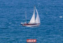 Treize … et si les coïncidences avaient un sens ? Un voilier en face des côtes libanaises. Crédit Photo: François el Bacha pour Libnanews.com. Tous droits réservés