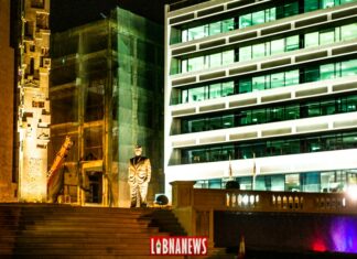 Le mémorial de Rafic Hariri, situé à proximité des lieux de l'attentat à Beyrouth. Crédit Photo: François el Bacha pour Libnanews.com