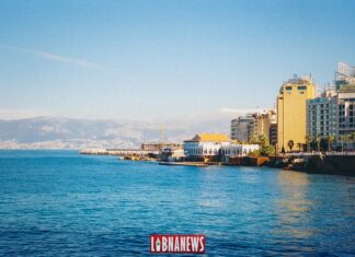 Vue depuis la corniche de Beyrouth. Crédit photo: François el Bacha pour Libnanews.com. Tous droits réservés