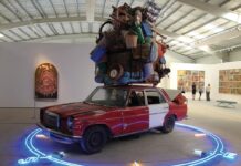 Là où vont nos pères ! Photo : Installation de l’artiste Ayman Baalbaki- Destination X- 2013