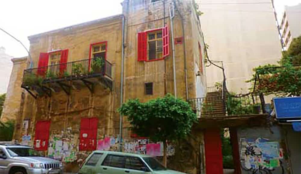 La Maison Rouge de Hamra, Beyrouth.