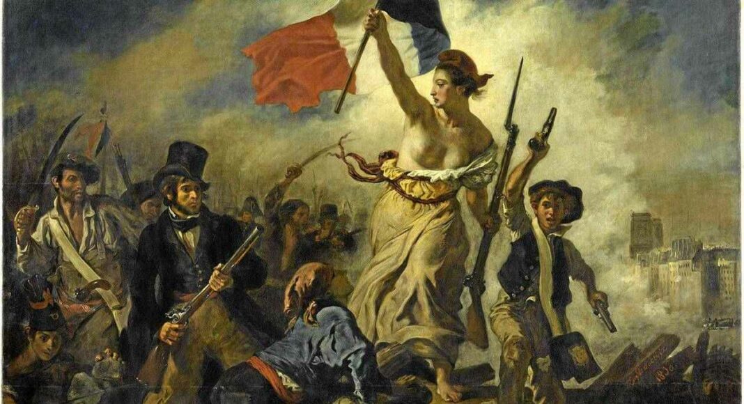 Photo : Eugene Delacroix, La liberté guidant le peuple (1830)