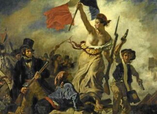 Photo : Eugene Delacroix, La liberté guidant le peuple (1830)