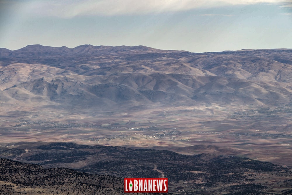 La plaine de la Békaa vue depuis les Cèdres. Crédit Photo: François el Bacha pour Libnanews.com. Tous droits réservés. 