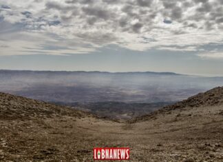 La plaine de la Békaa vue depuis les Cèdres. Crédit Photo: François el Bacha pour Libnanews.com. Tous droits réservés. 