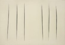 L’espace entre (vous et moi)! Lucio Fontana, CONCETTO SPAZIALE, 1960