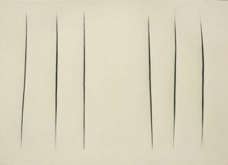 Lucio Fontana, CONCETTO SPAZIALE, 1960