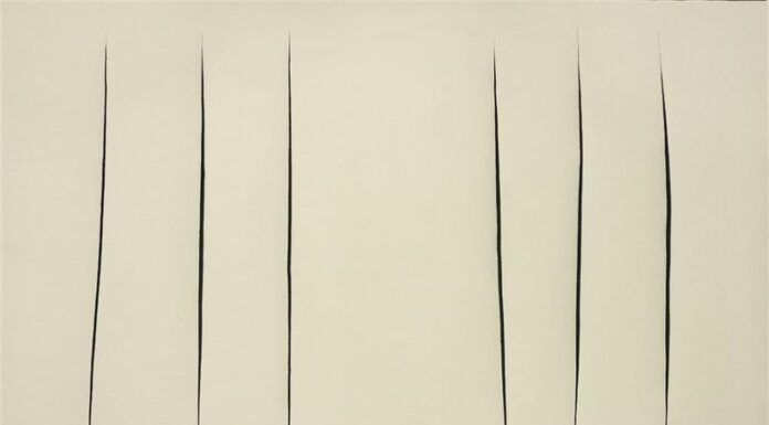 Lucio Fontana, CONCETTO SPAZIALE, 1960