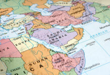 carte Moyen Orient