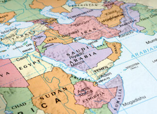 carte Moyen Orient