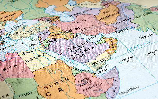 carte Moyen Orient
