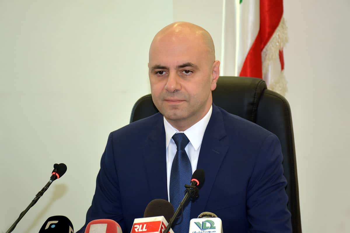 Le Ministre de la Santé, Ghassan Hasbani. Crédit photo: Dalati & Nohra