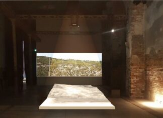 Perspective View of the Lebanese Pavilion. ©️ Hala Younes Architecture and Landscape