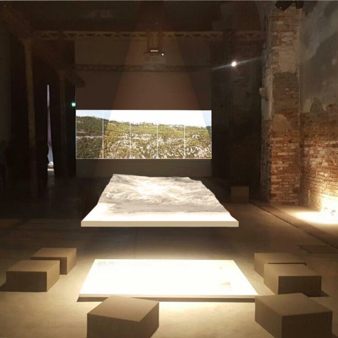 Perspective View of the Lebanese Pavilion. ©️ Hala Younes Architecture and Landscape