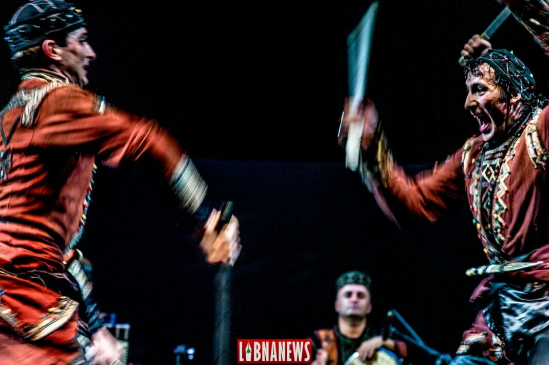 Spectacle de folklore géorgien. Crédit Photo: François el Bacha pour Libnanews.com. Tous droits réservés.