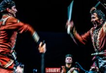 Liban/élections législatives/expatriés: Un taux décevant de 60% de participation Spectacle de folklore géorgien. Crédit Photo: François el Bacha pour Libnanews.com. Tous droits réservés.