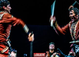 Spectacle de folklore géorgien. Crédit Photo: François el Bacha pour Libnanews.com. Tous droits réservés.
