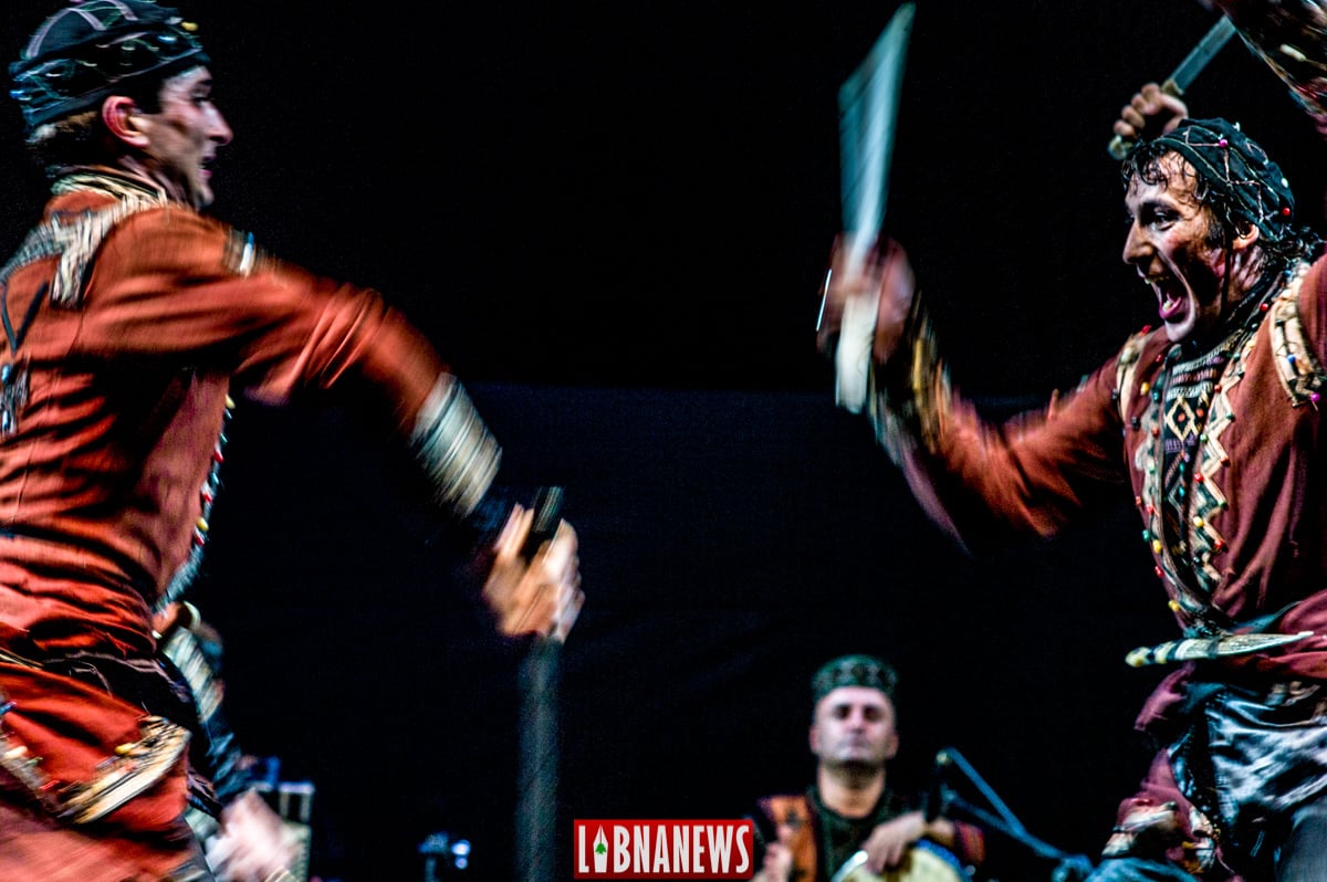 Spectacle de folklore géorgien. Crédit Photo: François el Bacha pour Libnanews.com. Tous droits réservés.