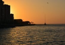 #Election2018: Altercation nocturne à Beyrouth Le coucher du Soleil sur Beyrouth. Crédit Photo: RahelRizgar22 , Pixabay