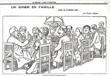 La caricature de Caran Dache au sujet de l'Affaire Dreyfus. Source Image: Wikipedia