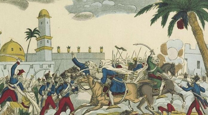 « La prise de Mascara », estampe, 1836. Gallica-BnF