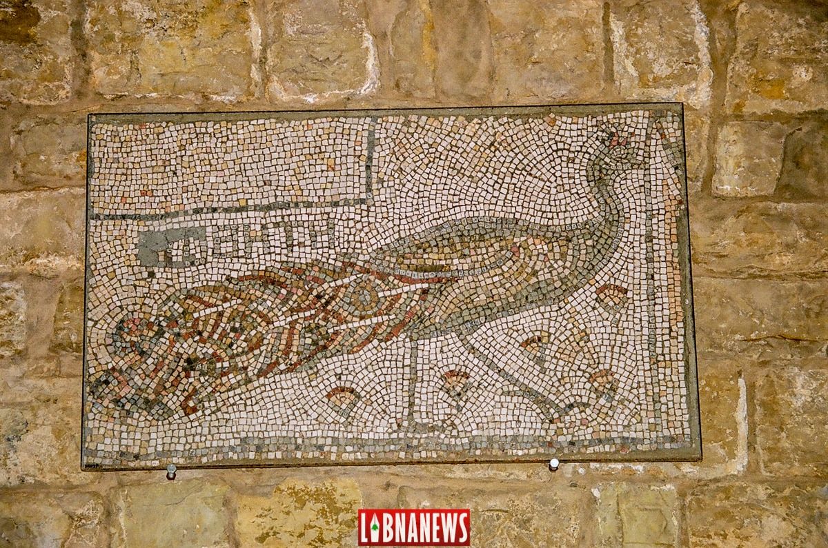 Les mosaïques byzantines des écuries. Crédit Photo: François el Bacha pour Libnanews.com. Tous droits réservés.