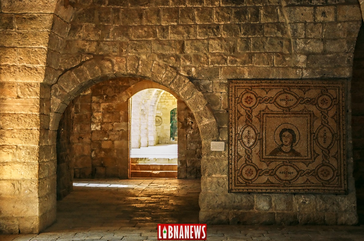 Les mosaïques byzantines des écuries. Crédit Photo: François el Bacha pour Libnanews.com. Tous droits réservés.