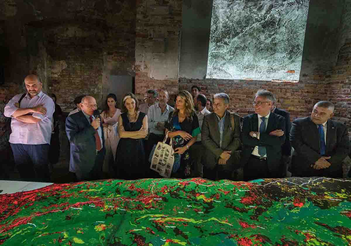 Légende des photos: Inauguration du Pavillon du Liban