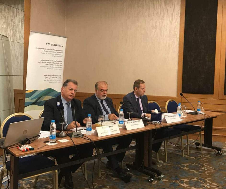 Le projet SWIM-H2020 SM organise une réunion nationale au Liban abordant les sujets des ressources en eau durables et un environnement propre en Méditerranée