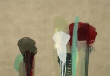 Marc Van Cauwenbergh, Leaving, 2008, oil on linen,152 x 152 cm