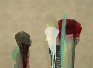 Marc Van Cauwenbergh, Leaving, 2008, oil on linen,152 x 152 cm
