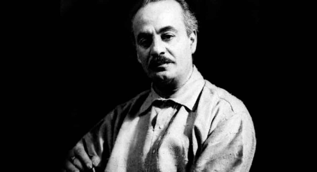 Une Photo de Gébran Khalil Gébran, dont le nom est orthographié aux USA comme Gibran Khalil Gibran