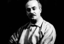 Une Photo de Gébran Khalil Gébran, dont le nom est orthographié aux USA comme Gibran Khalil Gibran