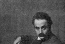 Une des rares photographies de Gébran Khalil Gébran