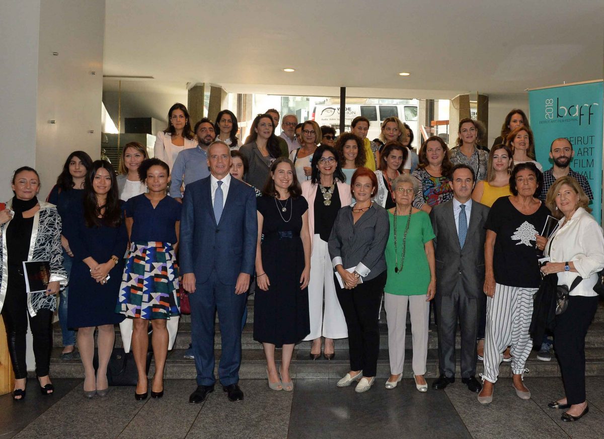 Annonce du Beirut Art Film Festival : Une 4ème édition sous le signe de « Demain » Photo de groupe Crédit photos: Michel Sayegh