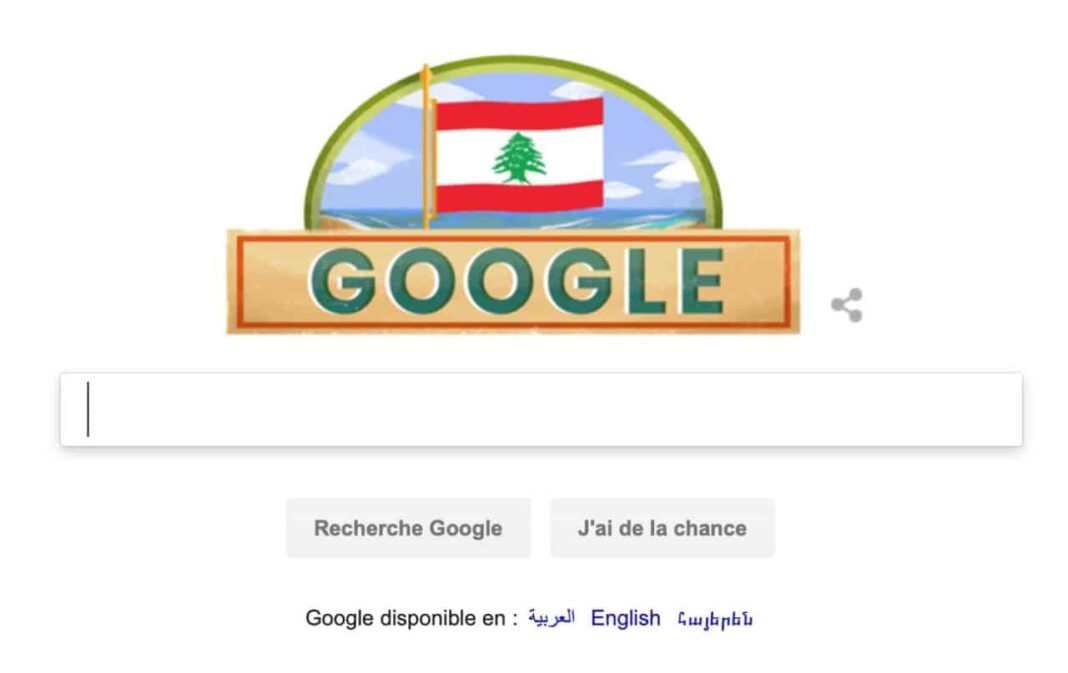 Google célèbre la fête de l'Indépendance du Liban