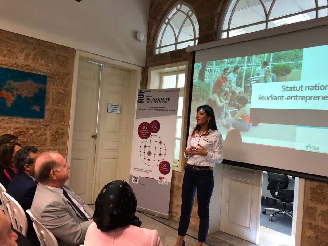 Lancement officiel du nouveau statut national de l’étudiant entrepreneur à l’AUF Moyen-Orient