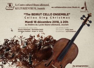 «The Beirut Cello Ensemble» en concert au Lycée libano-allemand, Jounieh.