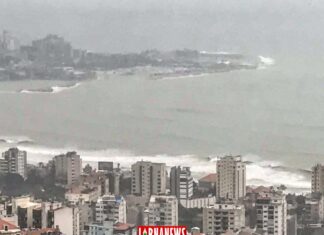 Liban: La tempête Miriam reprend de plus belle Le Liban touché par une nouvelle tempête