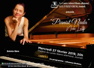 L'affiche du concert de Nada Loutfi