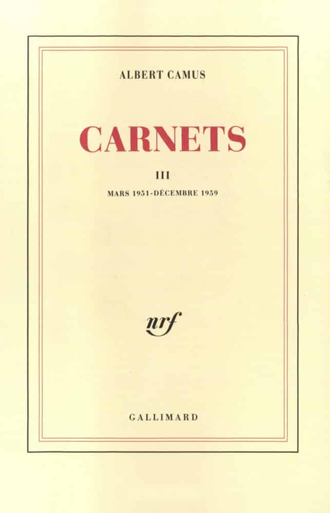 Les Carnets de Camus au Théâtre du boulevard Les Carnets de Camus au Théâtre du boulevard