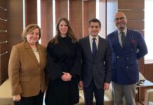 Les Forces Libanaises souhaitent présenter un projet concernant le retour des réfugiés syriens Le Ministre des Affaires Sociales, Richard Kouyoumjian recevant une délégation de l'ONU sur l'égalité des Genres. Crédit Photo: Dalati & Nohra