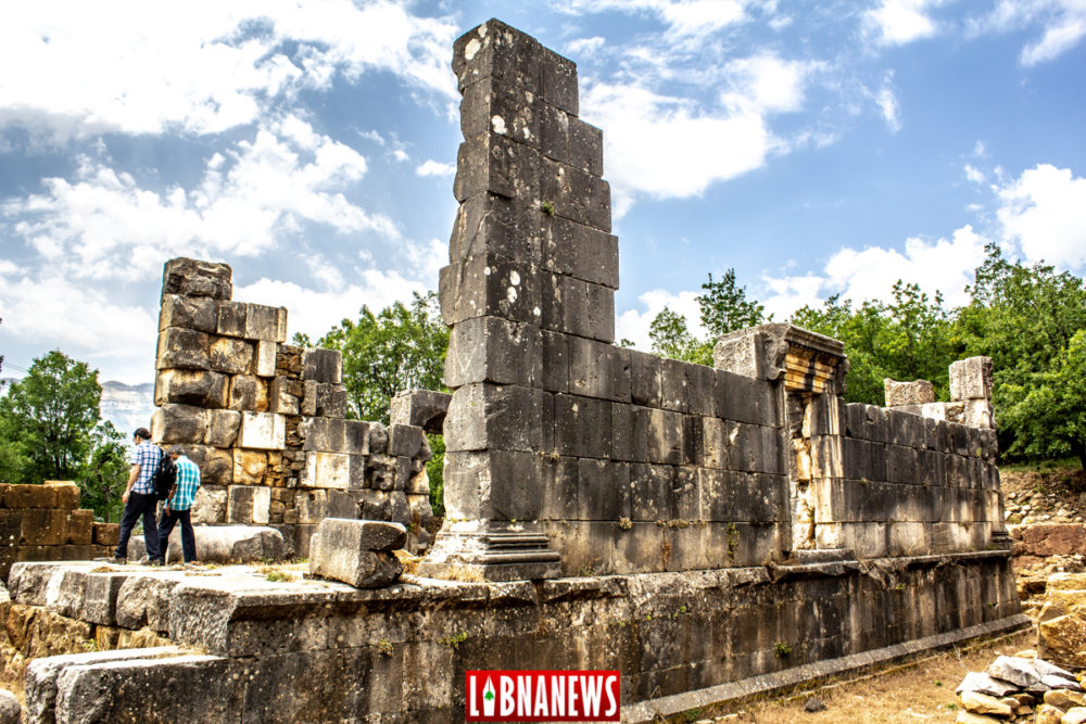 Le temple de Diane transformé en Eglise St Georges. Yanouh. Crédit Photo: François el Bacha pour Libnanews.com. Tous droits réservés