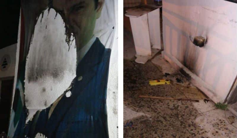 4 individus arrêtés dans l’enquête concernant l’attaque au cocktail molotov d’une permanence Kataëb L'attaque au cocktail molotov de la permanence du Parti Kataëb à Sin el Fil. Source photo: Kataeb.org