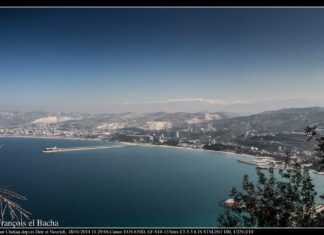 La ville de Chékaa au Nord Liban et ses cimenteries. Crédit Photo: Francois el Bacha