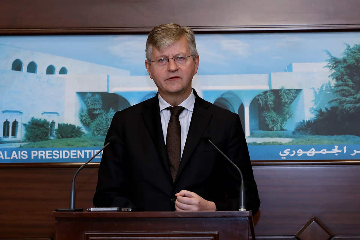 Jean-Pierre Lacroix, sous secrétaire de l'ONU en charge des opérations de maintien de la Paix. Crédit Photo: Dalati & Nohra