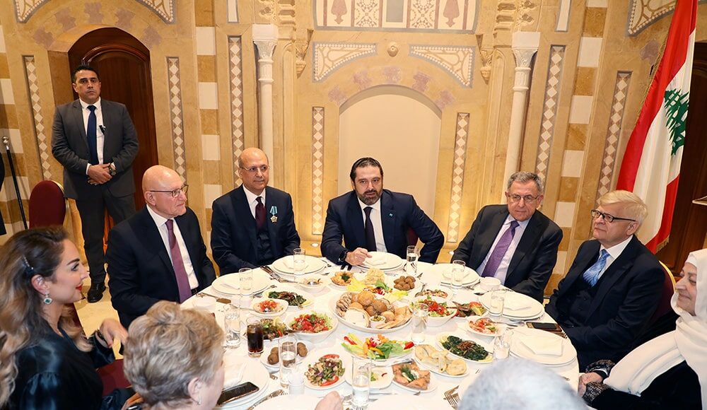 Le diner à la maison du centre, mercredi 20 mars 2019. Crédit Photo: Dalati & Nohra
